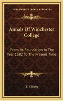 Annals of Winchester College