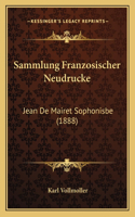 Sammlung Franzosischer Neudrucke