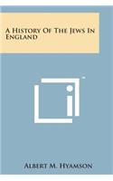 A History of the Jews in England