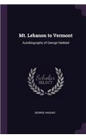 Mt. Lebanon to Vermont