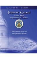 2008 Evaluation of the DoD Voting Assistance Programs