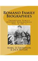 Narrative Biographies of the Romano Family Genealogy