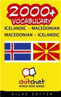 2000+ Icelandic - Macedonian Macedonian - Icelandic Vocabulary: (Icelandic)
