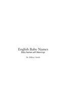 English Baby Names