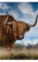 Longhorn Bull Notebook: Blank Journal Diary Log(44 Wildlife 150 Lined)
