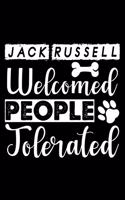 Jack Russell Welcome People Tolerated