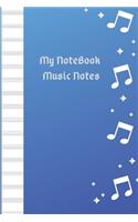My NoteBook Music Notes