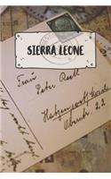 Sierra Leone: Ruled Travel Diary Notebook or Journey Journal - Lined Trip Pocketbook for Men and Women with Lines