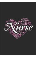 Nurse Heart: Blank Lined Notebook (6" x 9" - 120 pages) Nurses Themed Notebook for Daily Journal, Diary, and Gift