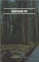 Backpacking Trip: Diary Blank Page, Small Size 5x8, 100 pages