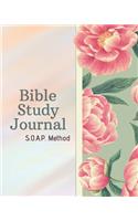 SOAP Bible Study Journal-Easy & Simple Guide to Scripture Journaling-Bible Study Workbook 100 pages Book 7