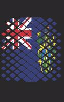 Pitcairn Islands Notebook: Pitcairn Islands Notebook - college book - diary - journal - booklet - memo - composition book - 120 sheets - Dot Grid paper 6x9 inch