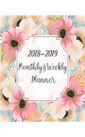 2018-2019 Weekly & Monthly Planner