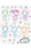 Write & Draw Journal: Creative Writing Drawing Journal for Kids Half Page Lined for Writ and Half Blank Drawing Space Cover 8