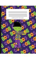 Composition Notebook: Frankenstein Kid Notebook