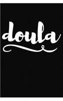 Doula: Lined Page Journal Notebook for Birth Workers