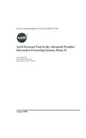 Anvil Forecast Tool in the Advanced Weather Interactive Processing System, Phase II