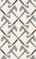 Viking Pattern - Crossed Axes Decoration
