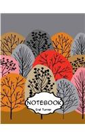 Notebook Journal : Trees: Pocket Notebook Journal Diary, 120 pages, 8.5 x 11 (Dot-Grid,Graph,Lined,Blank Notebook Journal)