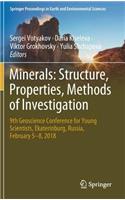 Minerals: Structure, Properties, Methods of Investigation