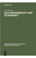 Das Grundrecht Auf Sicherheit