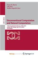 Unconventional Computation and Natural Computation