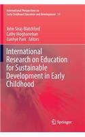 International Research on Education for Sustainable Development in Early Childhood