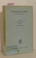 Unternehmung Und Markt