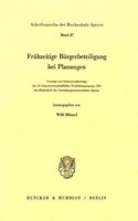 Fruhzeitige Burgerbeteiligung Bei Planungen