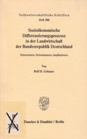 Soziookonomische Differenzierungsprozesse in Der Landwirtschaft Der Bundesrepublik Deutschland