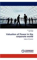 Valuation of Power in the Corporate World