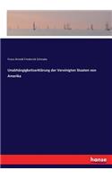 Unabhängigkeitserklärung der Vereinigten Staaten von Amerika