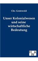 Unser Kolonialwesen und seine wirtschaftliche Bedeutung