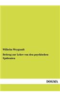 Beitrag zur Lehre von den psychischen Epidemien