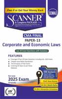 Corporate and Economic Laws (Paper 13 | CMA Final | Gr. III) Scanner - Including questions and solutions | Applicable for June 2025 Exam Onwards | Green Edition