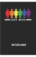 LOVE WINS - Witzeplaner: Hilfestellung, um neue Witze zu finden und für immer festzuhalten!