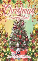 Christmas Coloring Book For Adults Relaxation