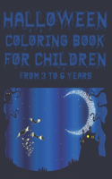 halloween Coloring book for children from 3 to 6 years