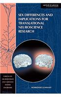 Sex Differences and Implications for Translational Neuroscience Research