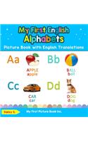 My First English Alphabets Picture Book with English Translations