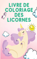 Livre de coloriage des licornes