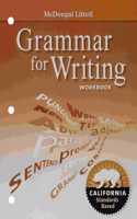 McDougal Littell Literature: Grammar for Writing Workbook Grade 09