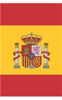 Spain Flag Notebook - Spanish Flag Book - Spain Travel Journal