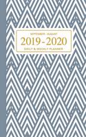 September - August 2019 To 2020 Daily - Weekly Planner