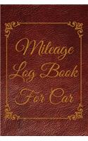 Mileage Log Book For Car