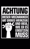 Hat Großes Werkzeug: Notizbuch / Notizheft Für Mechaniker Kfz-Mechaniker Kfz-Mechatroniker Schrauber A5 (6x9in) Liniert Mit Linien