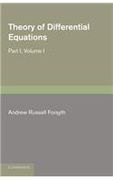 Theory of Differential Equations