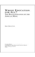 Whose Education For All?