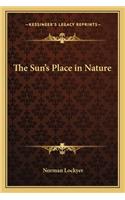 The Sun's Place in Nature