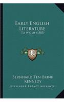 Early English Literature